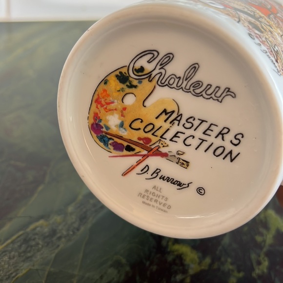 Vintage D Burrows Miro artist coffee cup rare cup modern artist abstract artwork - Picture 6 of 7